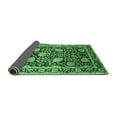 thumbnail image 2 of Ahgly Company Indoor Round Oriental Emerald Green Industrial Area Rugs, 3' Round, 2 of 4