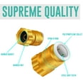 thumbnail image 6 of Metpure Ice Maker Fridge Installation Kit – 25' Feet Tubing for Appliance Water Line with Stop Tee Connection and Valve for Quick Installation, 1/4" OD Fittings for Potable Drinking Water, 6 of 7
