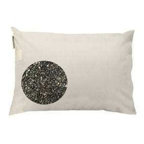 Beans72 Organic Buckwheat Pillow Queen Size 20 Inches X 30