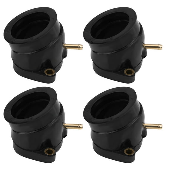 Carburetor Boot Joint, Sealing Carb Intake Manifold 4PCS Heavy Duty Leakproof for Motorcycle