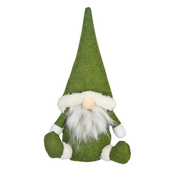 Poupée en Tissu Père Noël Décoration de Vacances avec Design Fait Main, Base Lestée et Matériau en Tissu Doux pour Décoration Maison et Cadeau 12.2X6.3X2.0In 0.5Lb