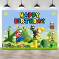 thumbnail image 5 of Fondo de Super Mario Bros para decoración de fiesta de cumpleaños de niño, fondo para fotografía, pared para evento, pancarta para baby shower, póster, estudio fotográfico, 5 of 5