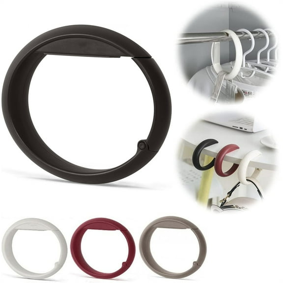 NOGIS Table Hook for Bag Handbag Hanger for Table Desk Hanger Hook Can Hang Bags Foldable Purse Hook Floding Bag Holder for Table Desk Purse Hook for Table(Black)