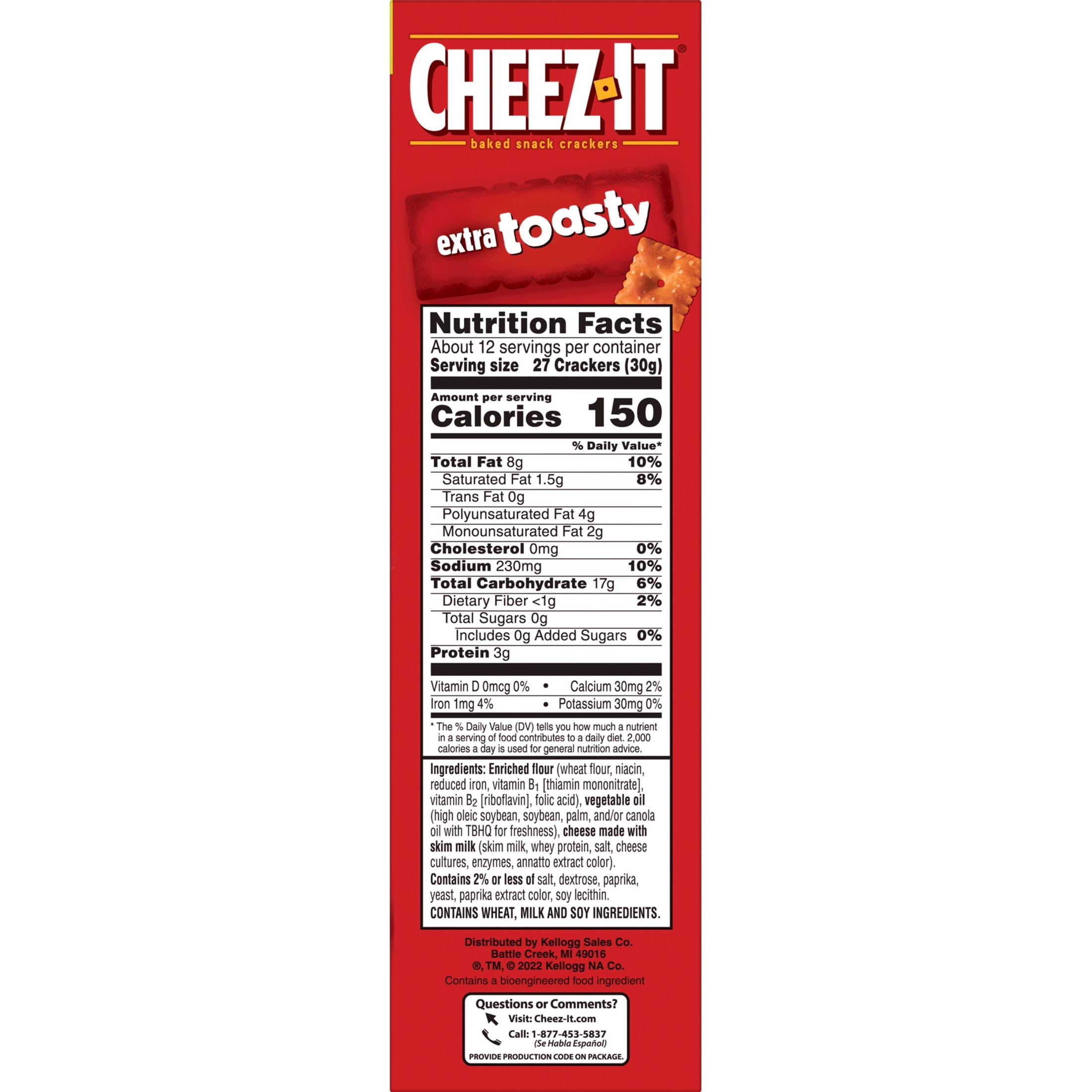 Cheez-It Minecraft Cheese Crackers Variety Original+Extra Toasty