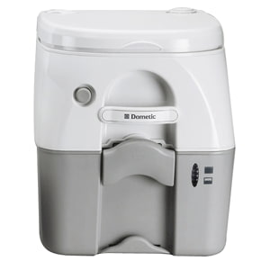 Dometic Grey w/Brackets SeaLand 975 Portable Toilet 5.0 Gallon 