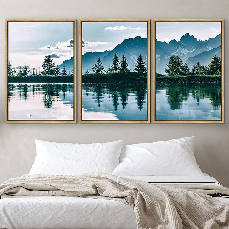 Framed Canvas Wall Art for Living Room, Bedroom Beautiful Nature Norway Canvas Prints for Modern Home Decoration Ready to - Walmart.com