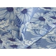 thumbnail image 3 of Ambesonne Floral Design Quilted Coverlet 3 Pcs, Winter Daisy Rose Art, King Size, Ceil Blue Dark Lavender, 3 of 4