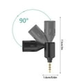 thumbnail image 7 of Mini Mini Plug-in Smartphone Microphone Mobile Phone Mic Cardioid Pickup Type-C Plug 90 Angle Adjustable With 2pcs Windscreen For Smartphone Live Streaming Vlog Online Singing, 7 of 7
