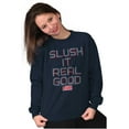 thumbnail image 3 of Vintage 80s Slush It Real Good Puppie Unisex Plus Size Sweatshirt Brisco Brands 2X, 3 of 5