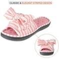 thumbnail image 6 of RockDove Women's Coral Band Open Toe Slide Slipper with Oversized Bow, 6 of 7