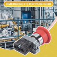 thumbnail image 4 of 22mm NC Interruptor de Empuje Parada Emergencia Seta Roja 600V 10A ZB2-BE102C XB2-BS542X1, 4 of 5