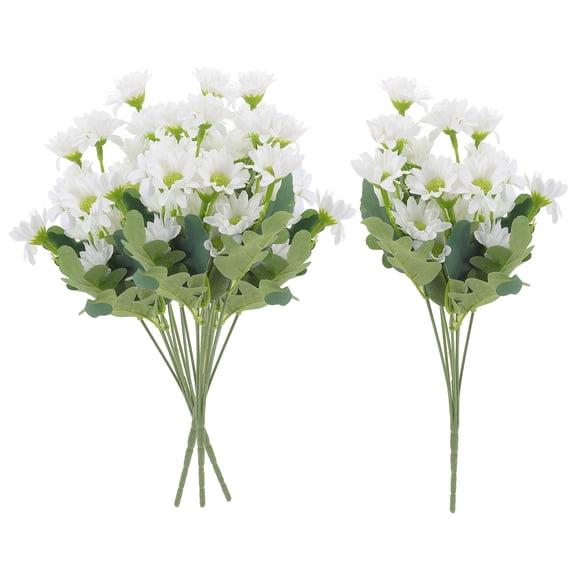 4 racimos de margaritas artificiales, ramo de margaritas realista, flor de margarita para boda