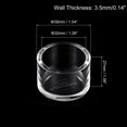 thumbnail image 2 of 4uds Tubería Extremo Tapa Montaje, 32mm/1,26 Transparente Acrílico Tubería Enchufe Adaptador Tubería Montajes para Acuarios Agua Peces Tanque, 2 of 7