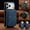 Blue, variant on Allytechgroup for iPhone 17 Pro Magnetic Wallet Case with RFID Card Holder, Detachable Zipper Pocket Back Cover Compatible with Magsafe, Purple