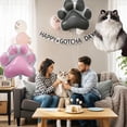 thumbnail image 4 of 18-Piece Ragdoll Cat Balloon Set with Pink Gray Paw Print Balloons for Cat Birthday Party, Gotcha Day, Adoption Day Decorations, 4 of 8