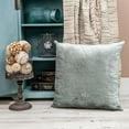 thumbnail image 2 of Parkland Collection Diego Sea Foam Solid Decorative Throw Pillow, 20 x 20 Cotton Blend Square Pillow, 2 of 4