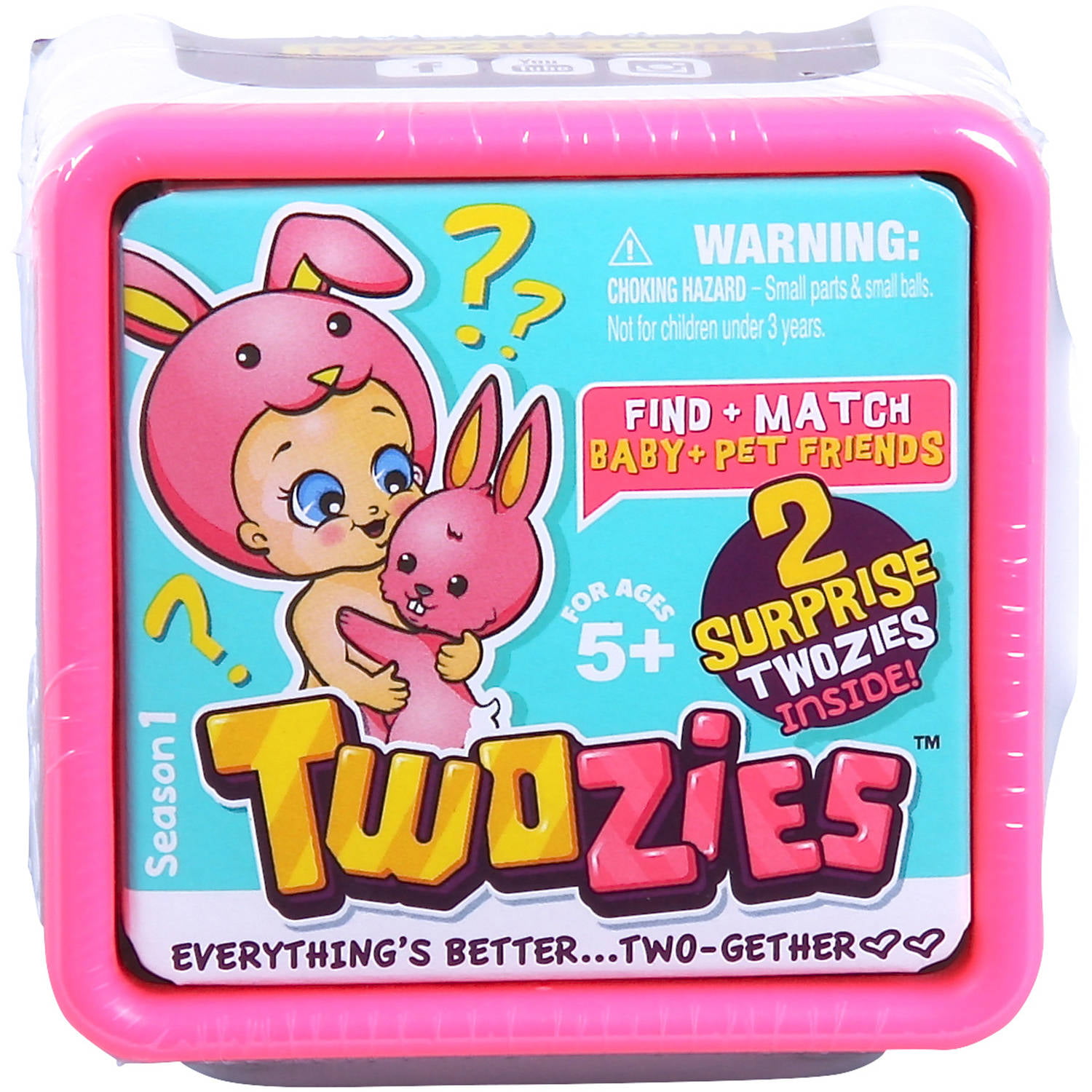 Twozies Two-Playful Cafe Playset  with Tea Cup Roundabout & 2 Exclusive Figures 