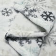 Mainstays Queen Super Soft Plush Bed Blanket in White Snowflake