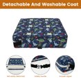 thumbnail image 3 of Dznils Asiento Booster para Mesa de Comedor, con Hebillas de Seguridad, Fondo Antideslizante, Animales Marinos Marinos, 3 of 10