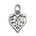 thumbnail image 1 of Sterling Silver 30" 1.2mm Box Chain EMT Emergency Medical Technicians Pendant Necklace, 1 of 2