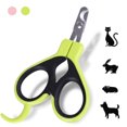 thumbnail image 1 of Cortauñas verdes para mascotas, cortaúñas para conejos, cachorros, gatitos, gatos, conejillos de Indias, cachorros y gatos, afilados, seguros y resistentes a los arañazos ER, 1 of 5