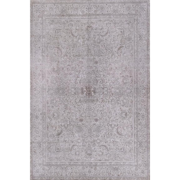 Erin Gates Traditional Rectangle Area Rug, Grey, 10' X 14'