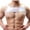 Silver, variant on Men's Shiny Metallic Sleeveless Half Tank Top Sparkly Arm Sleeves Shrug Muscle Workout Sports Tops Clubwear Silver