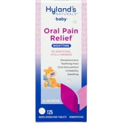 Hyland's Baby Nighttime Oral Pain Relief, 125 Tablets, Mini Pack