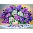 thumbnail image 1 of EverShine-pintura con diamantes de imitación, mosaico de flores, Cuadrado completo, imagen nueva 2023, bordado de diamantes, lila, lavanda, arte de pared, 1 of 4