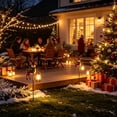 thumbnail image 5 of Kumdkdwn Christmas Solar Decorative Floor Lights Outdoor LED Yard Decor with Santa Snowman Reindeer Garden Patio Lawn Stake Lights Holiday Season Decor Gift, 5 of 6
