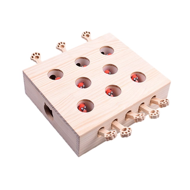 RKSTN Landscape Craftsmanship Cat Toys Whack-A-Mole Corrugated Cat Scratch Board Amuse Cat Toys Multifunctional Cat Toys Cat Supplies F