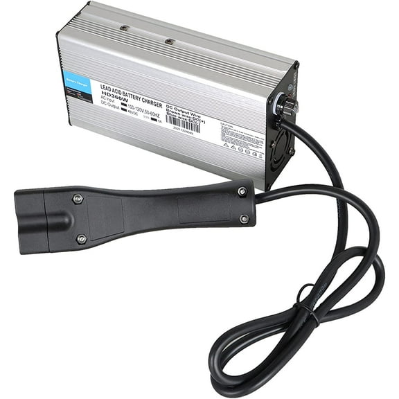 Labwork 48V 6A Golf Cart Battery Charger Replacement for Golf Cart TXT RXV DS with Crows Foot Plug