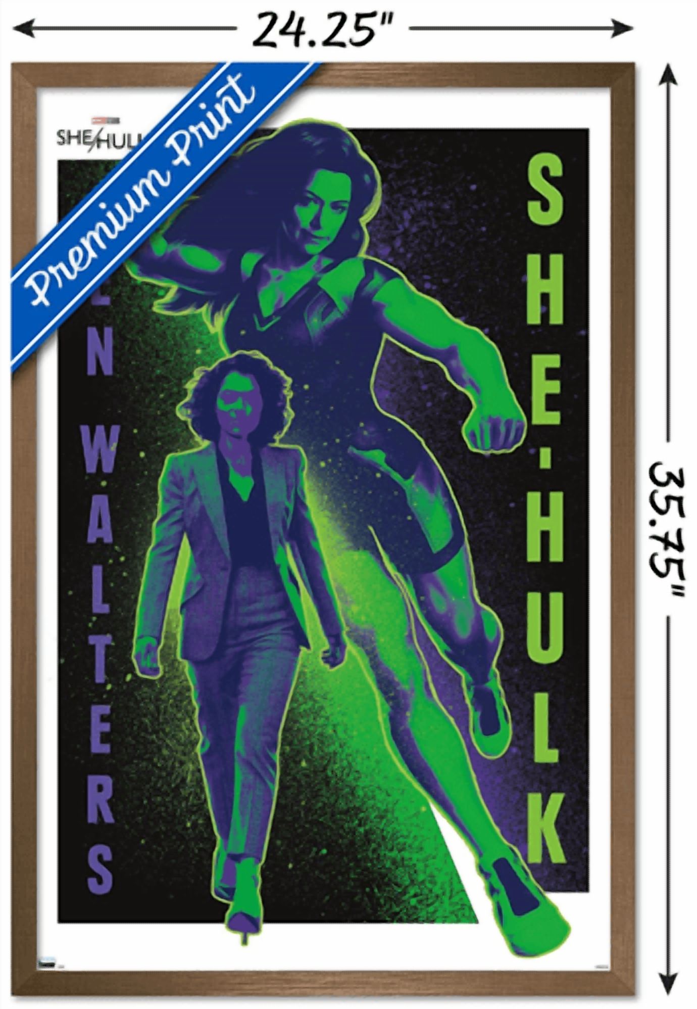 Marvel She-Hulk - Jen Walters Wall Poster, 22.375" x 34" Framed