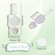 thumbnail image 2 of 5 llaveros de sublimación en blanco, kit para hacer llaveros de ángel de la guarda, llaveros de alas de ángel a granel, marcos de fotos con transferencia térmica., 2 of 5