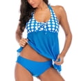 thumbnail image 4 of Eashery Womens Swimsuits Two Piece Printed Swimwear for Women Sky Blue XL, 4 of 5