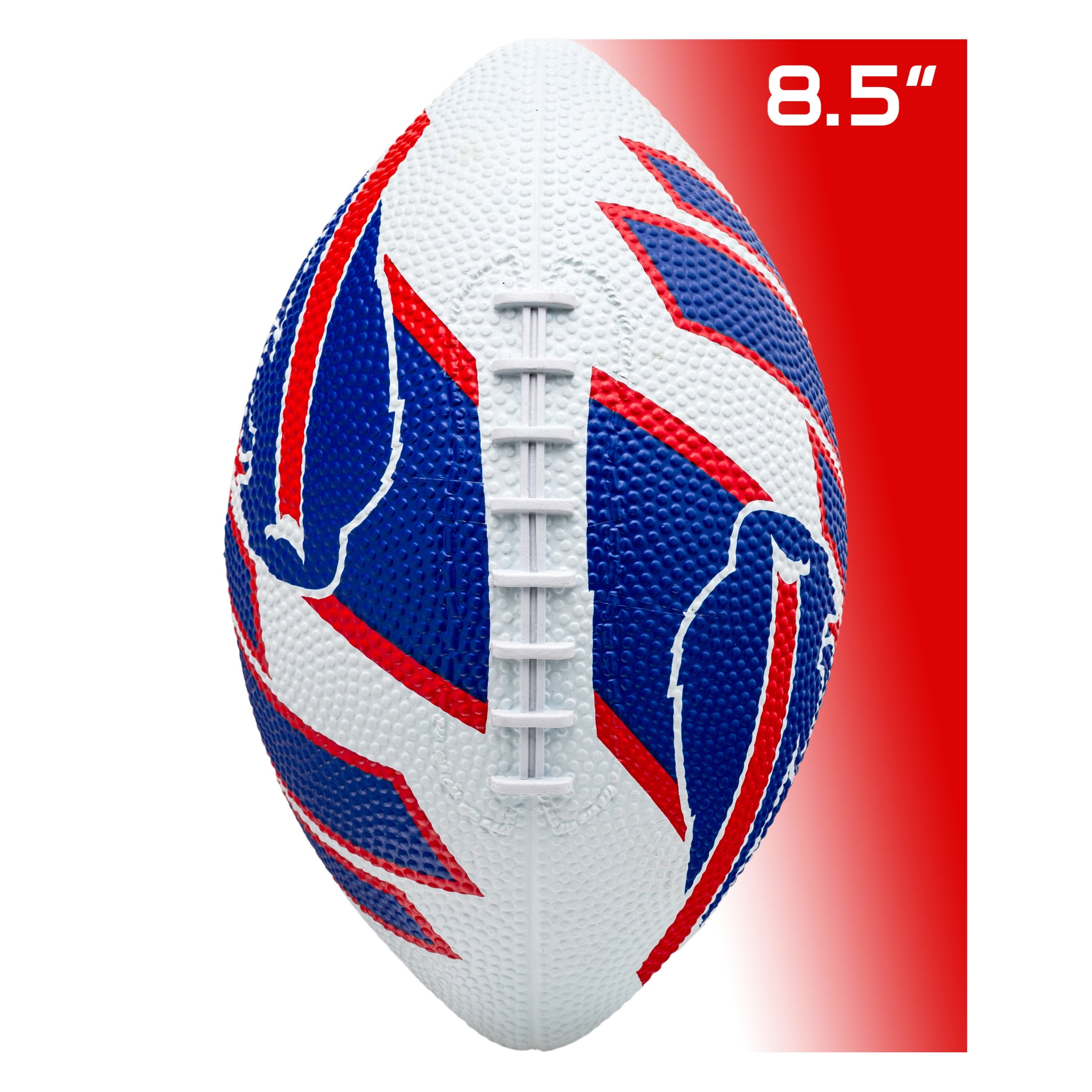 Franklin Sports NFL Buffalo Bills Football - Youth Football -  Mini 8.5" Rubber Football - Perfect for Kids - Team Logos and Colors!
