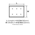 thumbnail image 3 of Candler 3 Rocker Black Bronze Wall Plate, 3 of 3