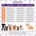 thumbnail image 4 of QBLEEV Warm Dog Winter Coat Cold Weather Jacket Windproof Reflective Turtleneck Dog Vest with Plush Neckline D-Ring for Leash Thick Fleece Lining Outdoor Pet Apparel, 4 of 9