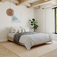 thumbnail image 3 of Nexera Full Size Platform Wood Bed Frame, Natural Maple, 3 of 7