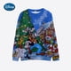 thumbnail image 4 of Suéter navideño de pareja de Mickey Mouse con dibujos animados de Disney Suéter fino de otoño para mujer/hombre Ropa de mujer de los años 90, 4 of 5