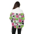 thumbnail image 4 of FORMRS Womens Scarf Winter Soft Long Big Warm Shawls Wrap Tassel Scarves, Abstract Geometric, 4 of 9