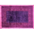 thumbnail image 1 of Ahgly Company Indoor Rectangle Oriental Pink Modern Area Rugs, 6' x 9', 1 of 4