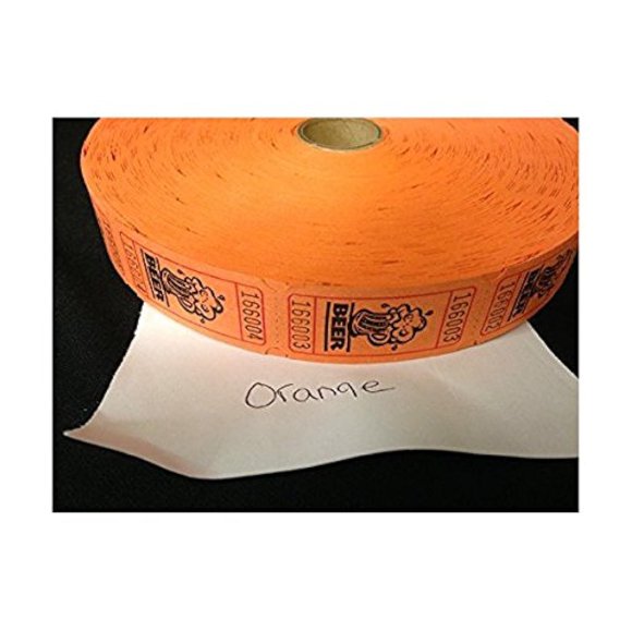 Rouleau de Billets de Bière Orange