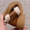 thumbnail image 6 of Otqutp Little Boys Shoes Fashion Big Kids Winter Water Proof Flat Keep Warm Snow Boots Comfortable Shoes Lightweight Shoes for 2-11 Years(Brown,6-7 Years), 6 of 8
