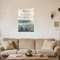 thumbnail image 3 of ZHONGYUTONG Christian Wall Art Mountains Canvas Prints Psalm 23 Scripture Pictures Bible Verses Inspirational Artwork for Home Office Decor Framed (12.00" x 18.00"), 3 of 5