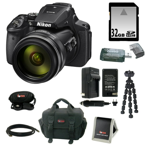Nikon Coolpix P900 Camera With 32gb Accessory Kit Walmart Com Walmart Com