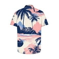 thumbnail image 5 of UVEASISHA Mens Floral Bowling Shirt,Men Button Down Shirts Loose Fit Tropical Holiday Beach Shirts Short Sleeve Casual Printed Vacation Shirt 90 off Clearance Sale, 5 of 5