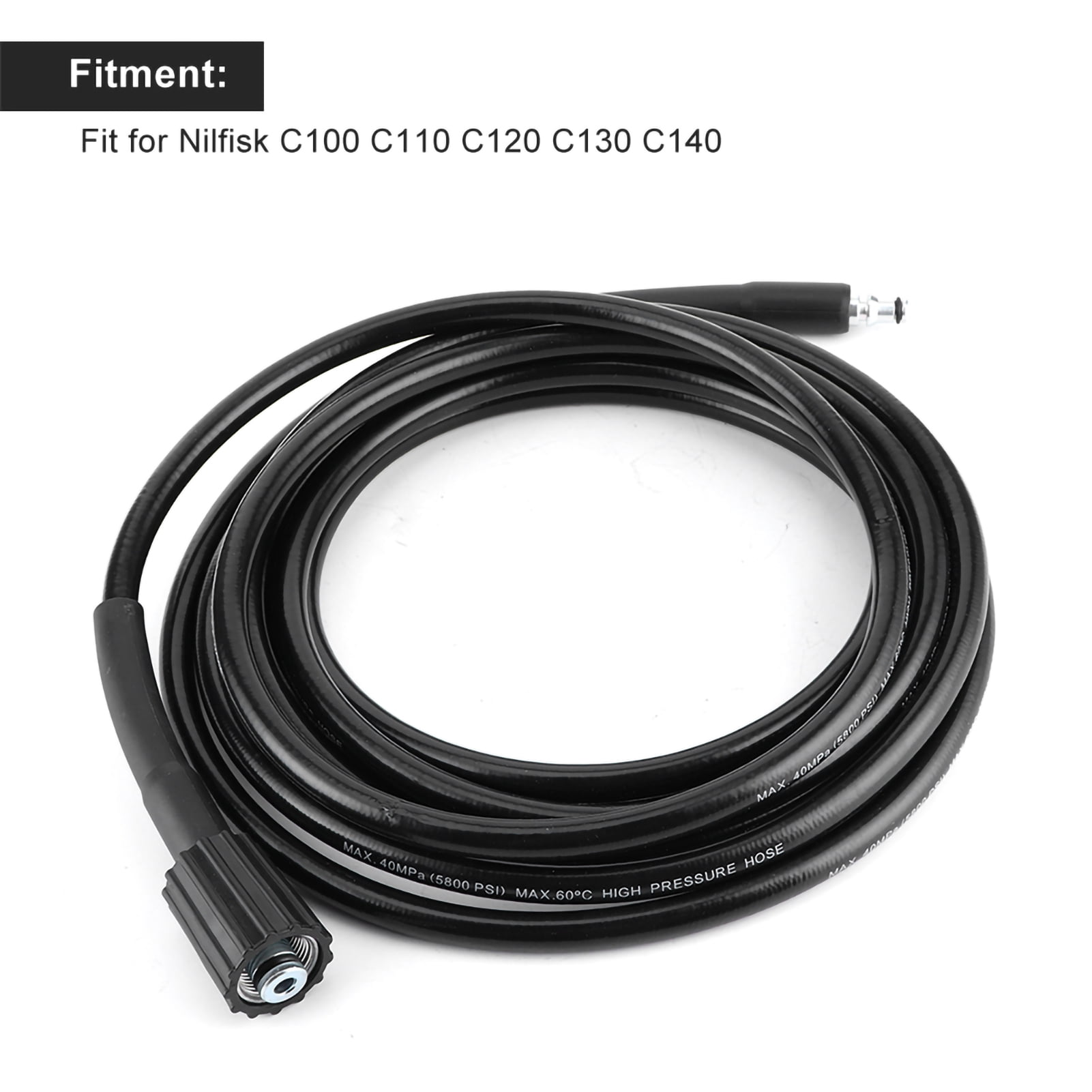 High Pressure Washer Hose Jet Wash Extension Hose,40Mpa M22 Pressure Washer Hose Jet Power Wash Fit for C100 C110 C120 C130 C140 10m / 32.8ft