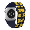 thumbnail image 5 of Wolverines HD Repeating Logo Unisex Watch Band for Apple Watch, 38/40/41mm(42mm Series 10/11) Short by Affinity Bands, 5 of 6
