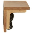 thumbnail image 7 of vidaXL Coat Rack Entryway Hall Coat Hook Wooden Hook Rack Rail Solid Oak Wood, 7 of 7